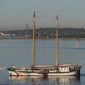  Greenpeace-Schiff BELUGA 2 morgens in Laboe - 2018