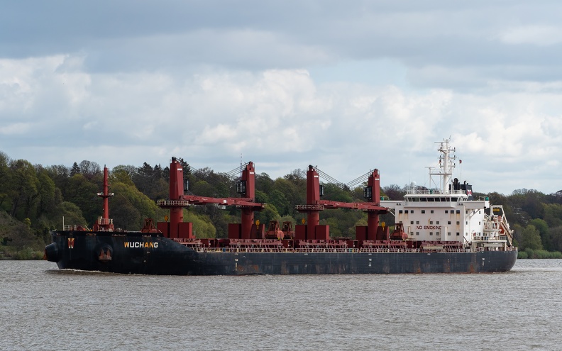 Auslaufend Bulker WUCHANG - IMO 9657844 - Rüsch-Park