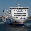 STENA SCANDINAVICA beim Drehen in Kiel