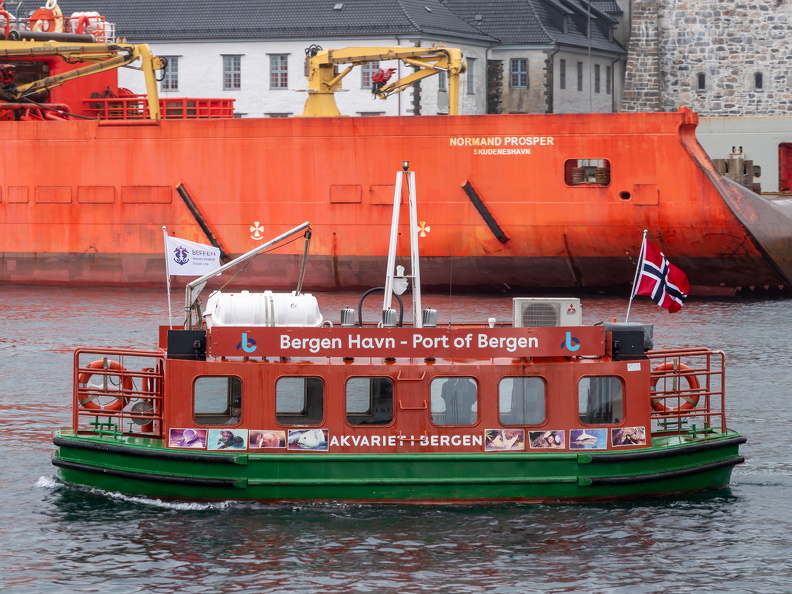 Eine der BEFFEN-Fähren in Bergen.