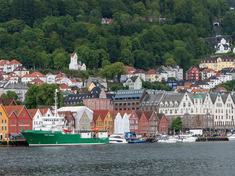 Bergen ... einige Minuten ohne Regen ;-)
