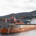 Massengutfrachter (Bulker) HANNA OLDENDORFF an der LKAB-Erzverladung in Narvik