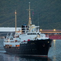 Hurtigruten-Veteran NORDSTJERNEN (Bj. 1956 bei Blohm & Voss) auslaufend in Narvik
