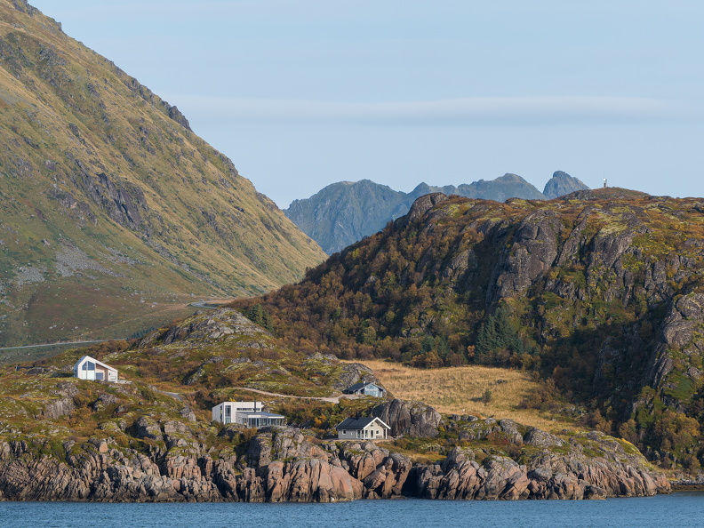 Auslaufen Leknes (Lofoten)