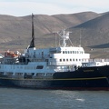 Vor Longyearbyen - SERENISSIMA (ex Hurtigruten HARALD JARL, Bj. 1960)