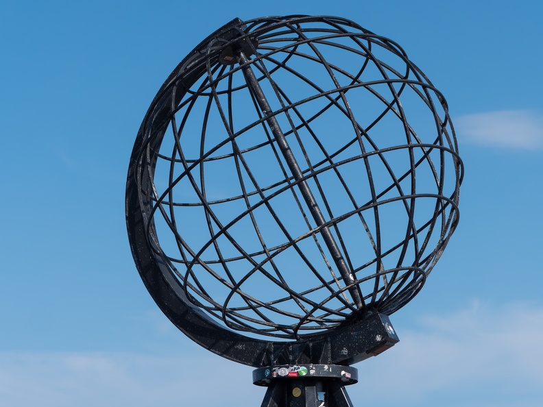 Nordkap - The GLOBE ... mit Tele