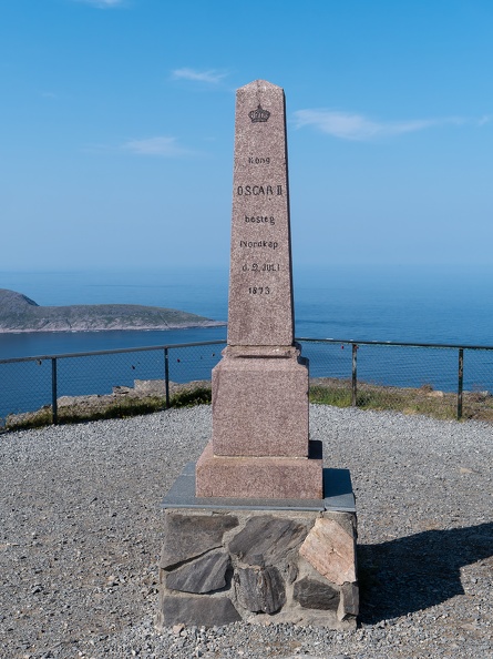 Nordkap - Obelisk OSCAR II.