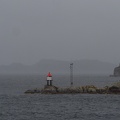 Bergen - Auslaufen im Regen